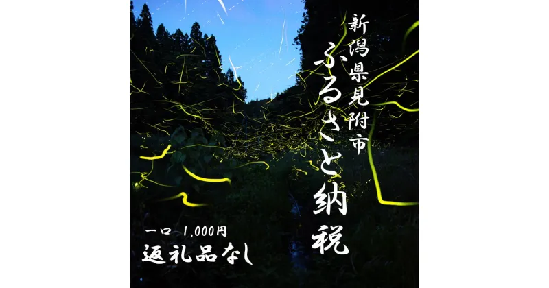 【ふるさと納税】【返礼品なし】新潟県見附市 への寄付 返礼品なし 一口 1000円 千円 新潟県の ど真ん中 お買い物マラソン スーパーセール 大感謝祭 ブラックフライデー