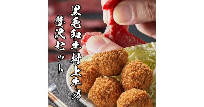 【ふるさと納税】名店「吉祥寺さとう」で修行した名物丸メンチカツ 5個 ＆黒毛和牛ビーフジャーキー50g×2袋 セット 1031007