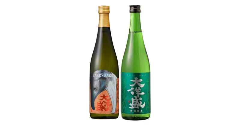 【ふるさと納税】大洋盛セットSTJ（720ml飲み比べ2本セット）日本酒 淡麗辛口 新潟県 清酒 地酒 大洋酒造 和食 冷や 熱燗 ぬる燗 越後 新潟県 村上市 1009004