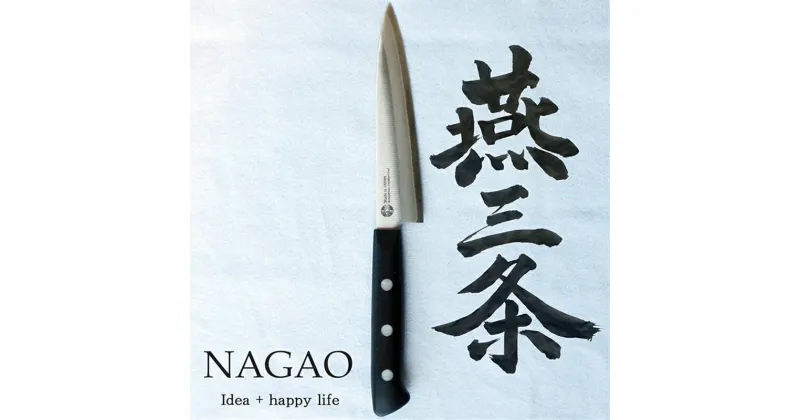 【ふるさと納税】ナガオ 燕三条ペティナイフ 刃渡り140mm【 NAGAO ながお ナガオ キッチンナイフ 小包丁 ペティナイフ 食洗器対応 日本製 送料無料 包丁 ステンレス 燕三条 新潟県 燕市 】