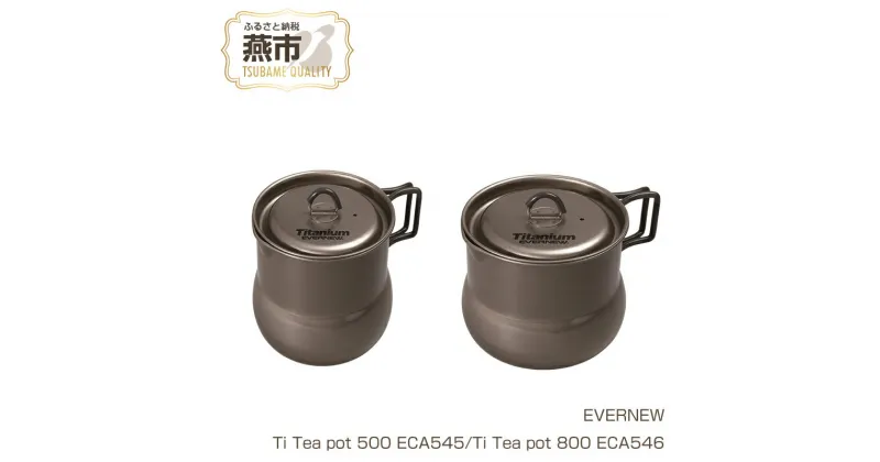 【ふるさと納税】【EVERNEW】Ti Tea pot【 エバニュー キャンプ BBQ マグカップ カップ 耐熱 耐久 チタン 日本製 新潟県 燕市 燕三条 】