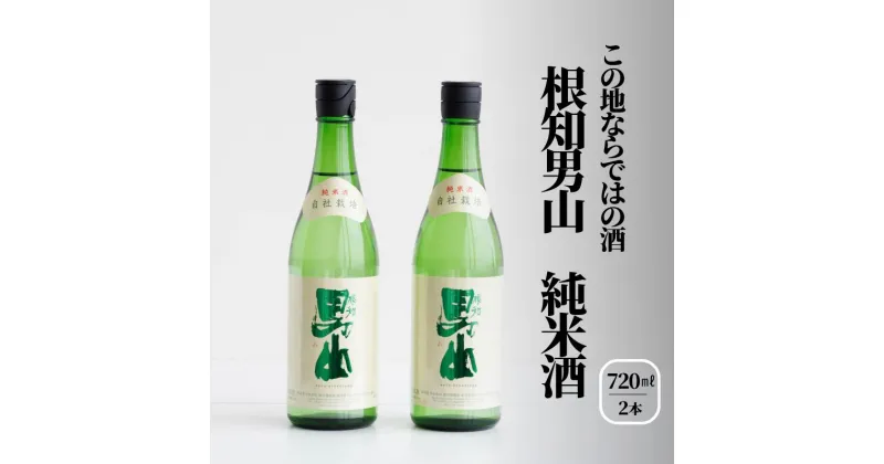 【ふるさと納税】 根知男山 純米酒720ml×2本 日本酒 新潟県 糸魚川男山 糸魚川 渡辺酒造 こだわりの酒 地酒 ドメーヌ・スタイル 父の日 ギフト 贈り物