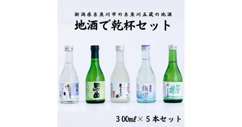 【ふるさと納税】糸魚川の銘酒 ふるさとセット 300ml×5本『雪鶴・男山・月不見の池・謙信・加賀の井』 地酒 飲み比べ 新潟県 糸魚川5蔵のお酒 セット 生貯蔵酒 本醸造 吟醸