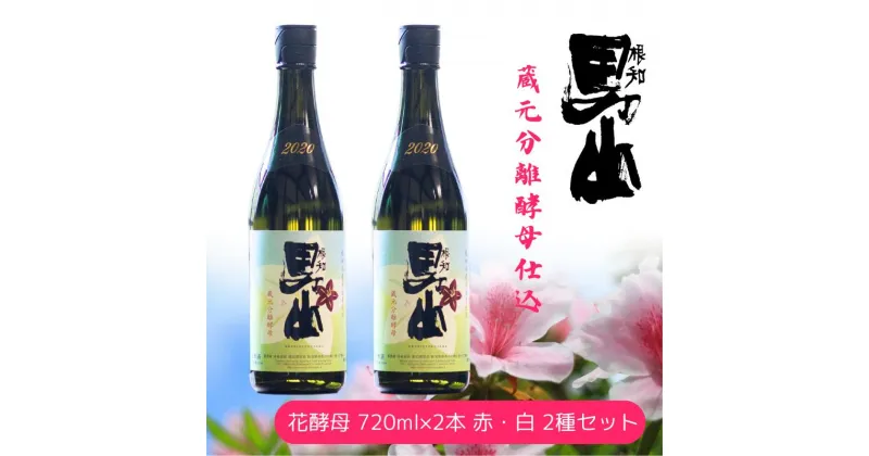 【ふるさと納税】【飲み比べ】根知男山蔵 元分離酵母仕込 720ml×2本 花酵母 720ml×2本 赤・白 2種セット 日本酒 自社栽培米使用 天然酵母 地酒 新潟 糸魚川 蔵元直送 酒米 こだわりの酒 ドメーヌ・スタイル 華やかな香り 父の日 ギフト 贈り物 ドメーヌ・スタイル