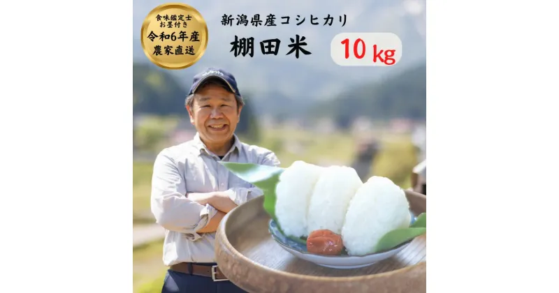 【ふるさと納税】米 新米【令和6年産 新米】コシヒカリ 10kg 新潟県産 農家直送 プロが認める 棚田米 糸魚川 能生谷産 こしひかり 農業生産法人 JATs有限会社 美味しい 農家自慢 お米 白米 おにぎり お弁当 2024年