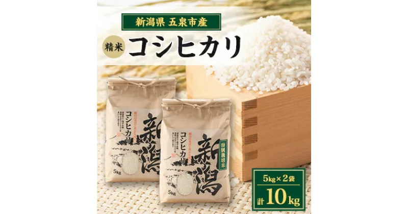 【ふるさと納税】【味に自信あり】令和5年新潟県五泉市四ヶ村コシヒカリ5kg×2　10kg精白米【1332232】