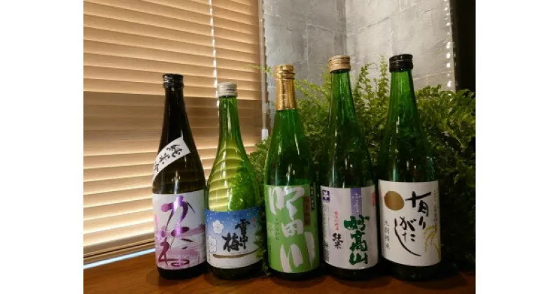 【ふるさと納税】日本酒 地酒純米酒味比べ 720ml 5本 セット 酒 お酒 純米酒 飲み比べ 新潟　お届け：入金確認次第、順次発送いたします。