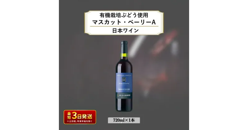 【ふるさと納税】酒 岩の原ワイン1本（720ml） 有機栽培ぶどう使用 マスカット ・ ベーリーA ワイン 赤 ギフト 新潟 上越　お届け：入金確認後、順次発送いたします。