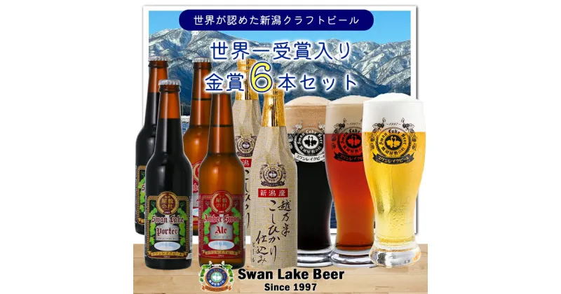 【ふるさと納税】スワンレイクビール 金賞セット