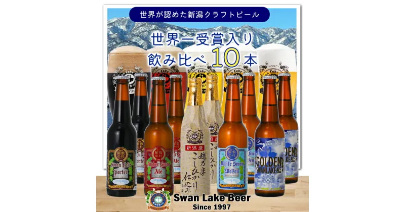 【ふるさと納税】スワンレイクビール 定番 10本セット