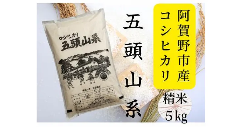 【ふるさと納税】【新米】「米屋のこだわり阿賀野市産」コシヒカリ5kg