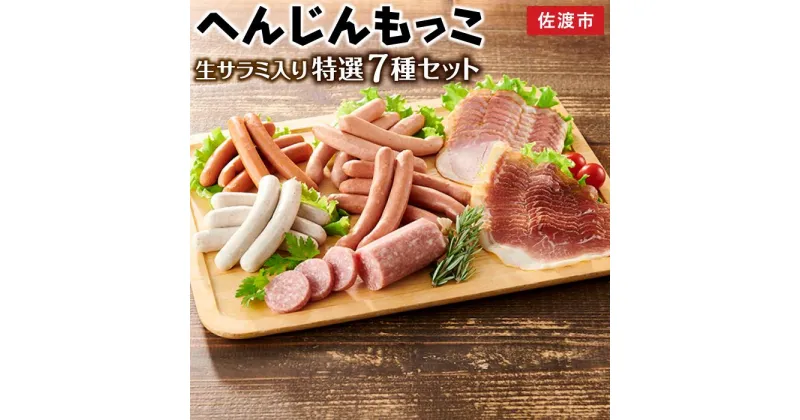 【ふるさと納税】サラミ ソーセージ ハム 7種 980g | 肉 お肉 にく 食品 国産 人気 おすすめ 送料無料 ギフト 詰め合わせ セット ウィンナー ウインナー 生ハム 豚肉 食べ比べ へんじんもっこ