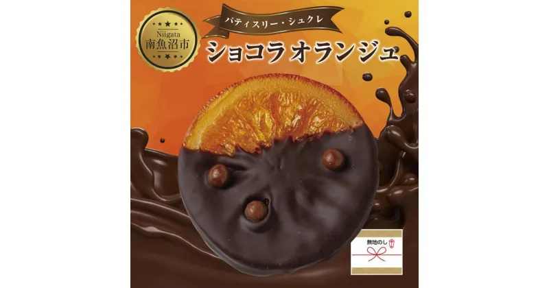 【ふるさと納税】無地熨斗 ショコラオランジュ 計5枚 チョコレート ビターチョコ ショコラ オレンジ オランジュ コーティング 洋菓子 お菓子 菓子 手土産 スイーツ 贈り物 ギフト 熨斗 のし 贈答用 新潟県 南魚沼市