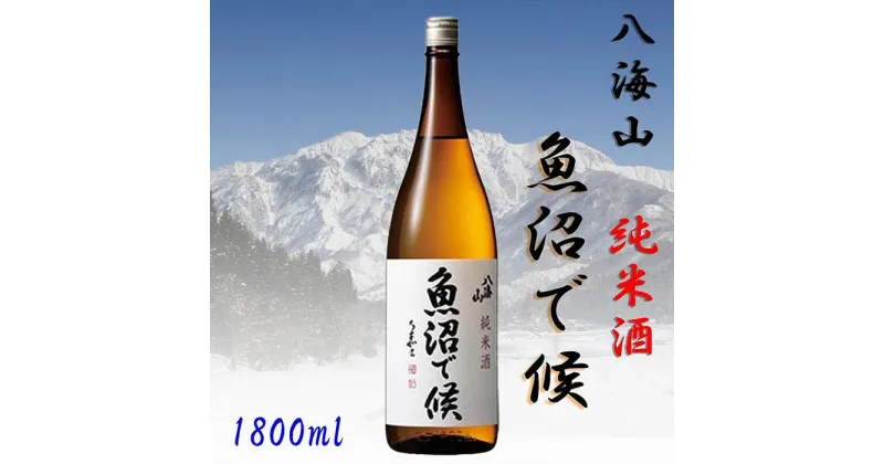 【ふるさと納税】酒 日本酒 純米酒 八海山 魚沼で候 1本 × 1800ml | お酒 さけ 人気 おすすめ 送料無料 ギフト