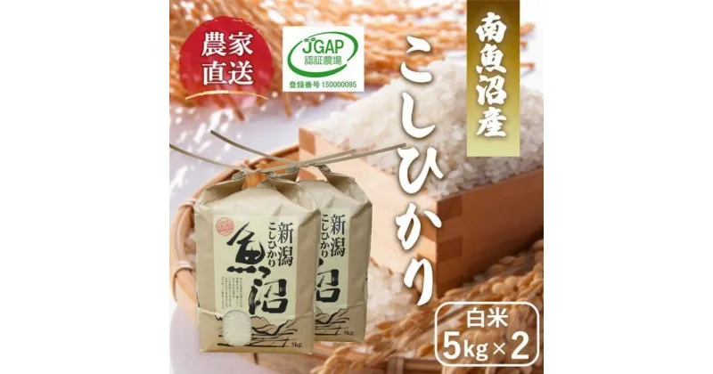 【ふるさと納税】【令和6年産新米予約】南魚沼産コシヒカリ 白米5kg×2 ひらくの里ファーム | お米 こめ 白米 コシヒカリ 食品 人気 おすすめ 送料無料 魚沼 南魚沼 南魚沼市 新潟県産 新潟県 精米 産直 産地直送 お取り寄せ