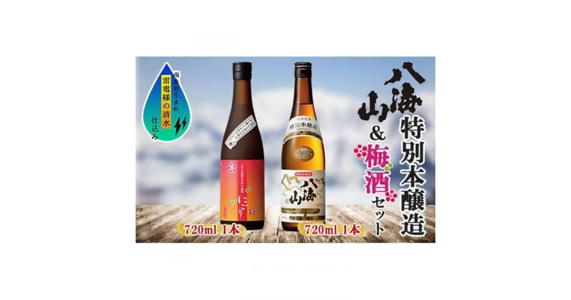 【ふるさと納税】特別本醸造 八海山 日本酒 八海山の焼酎で仕込んだ 梅酒 にごり 720ml 飲み比べ セット 四合瓶 酒 お酒 梅酒 梅 うめ ウメ 晩酌 贈り物 贈答 プレゼント ギフト 新潟県 南魚沼市 | お酒 さけ 人気 おすすめ 送料無料 ギフト