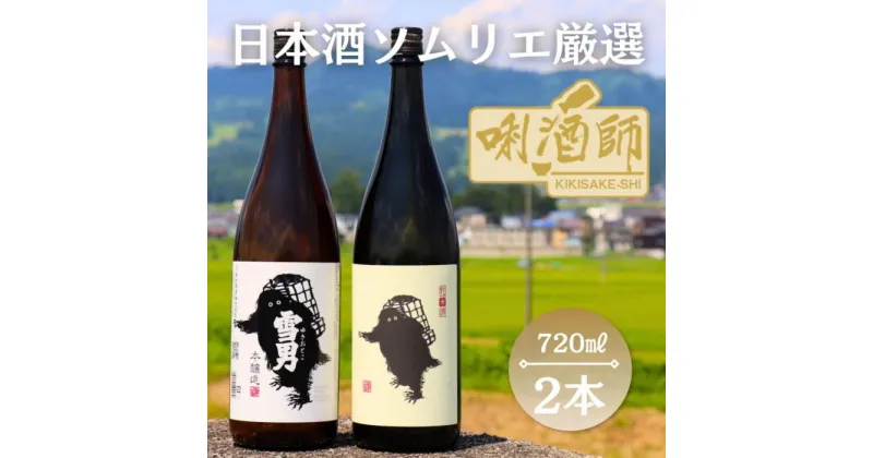 【ふるさと納税】雪男　純米酒・本醸造　720ml×2本 | お酒 さけ 人気 おすすめ 送料無料 ギフト