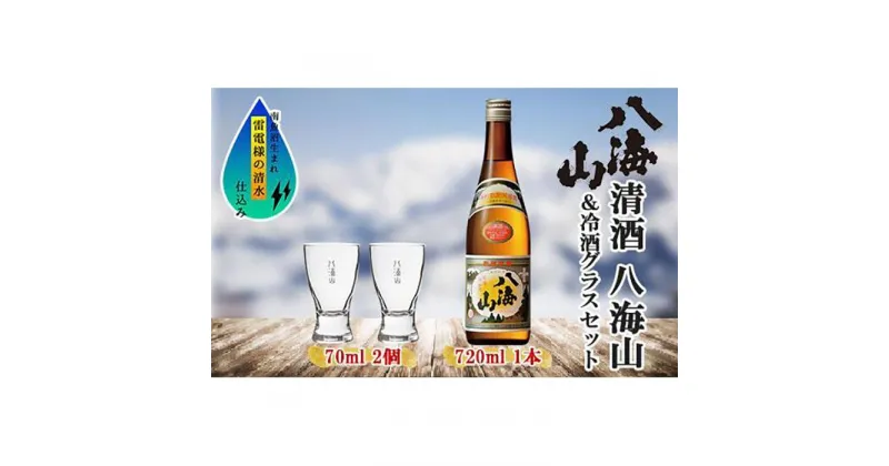 【ふるさと納税】清酒 八海山 720ml 1本 日本酒 冷酒グラス 70ml 冷酒 グラス 2個 セット 辛口 四合瓶 普通酒 酒 お酒 晩酌 贈り物 贈答 プレゼント ギフト 新潟県 南魚沼市 | お酒 さけ 人気 おすすめ 送料無料 ギフト