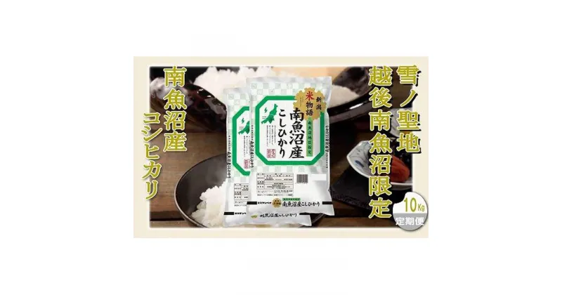 【ふるさと納税】【定期配送 精米10Kg×全6回】雪ノ聖地 越後南魚沼限定 南魚沼産コシヒカリ | お米 こめ 白米 コシヒカリ 食品 人気 おすすめ 送料無料 魚沼 南魚沼 南魚沼市 新潟県産 新潟県 精米 産直 産地直送 お取り寄せ お楽しみ