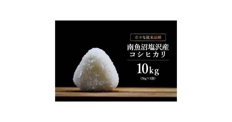 【ふるさと納税】【6年産新米発送】精米10kg（5kg×2袋）希少な南魚沼塩沢産従来コシヒカリ　特A地区 | お米 こめ 白米 食品 人気 おすすめ 送料無料