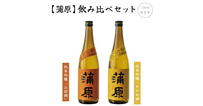 【ふるさと納税】日本酒 飲み比べ 2本 セット 720ml 新潟 《下越酒造》 蒲原 山田錦 たかね錦 純米吟醸 原酒 生 | 国産米使用 精米歩合50％ 無濾過袋取り生原酒 阿賀 清酒 地酒 ギフト プレゼント 送料無料