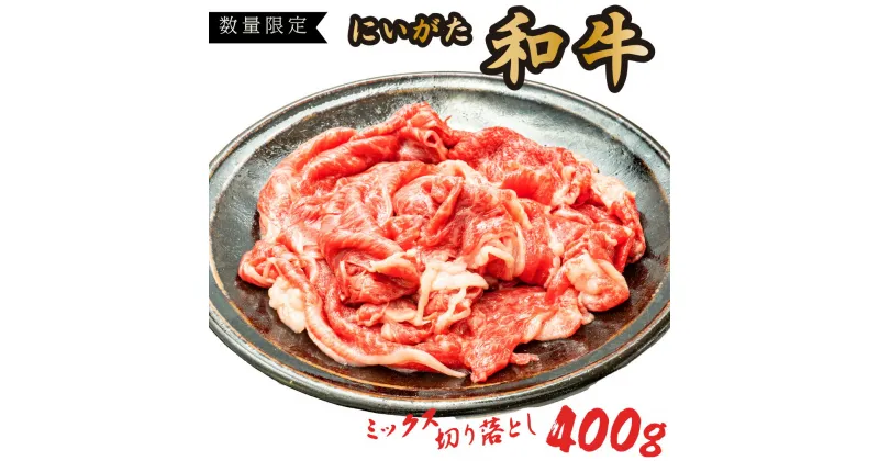 【ふるさと納税】 牛肉 400g 新潟 和牛 切り落とし ミックス | 国産 黒毛和牛 数量限定 期間限定 冷凍 精肉 にいがた 阿賀 八木山 送料無料 お取り寄せ