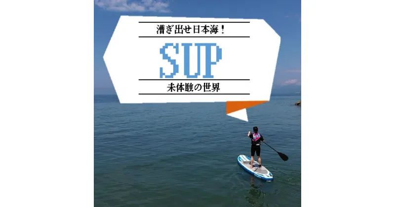 【ふるさと納税】＜体験チケット＞サップ SUP（1人/90分）水上アクティビティ ウォータースポーツ 初心者 海 レジャー 観光 マリンスポーツ 海上散歩 新潟県 出雲崎町