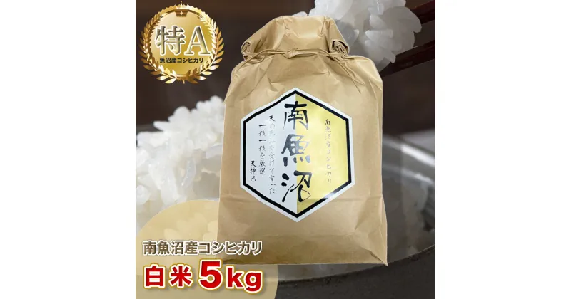 【ふるさと納税】令和6年産「越後湯沢産」精米(白米)5kg【湯沢産コシヒカリ】 南魚沼産 こしひかり【特A】