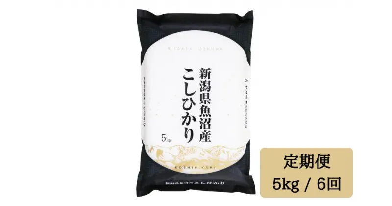 【ふるさと納税】令和6年産 【精米5kg/6ヶ月定期便】「雪蔵仕込み」 【湯沢産コシヒカリ】南魚沼産 こしひかり 6回定期便