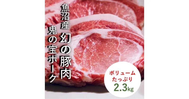 【ふるさと納税】【ボリュームSET】魚沼津南町「鬼の宝ポーク」2.3kg | 肉 お肉 にく 食品 新潟県産 人気 おすすめ 送料無料 ギフト