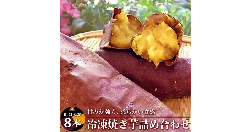 【ふるさと納税】紅はるか　冷凍焼き芋8本詰め合わせ | 富山県 富山 北陸 ふるさと 納税 楽天ふるさと 返礼品 支援品 特産品 お取り寄せ 取り寄せ ご当地 グルメ お取り寄せグルメ ご当地グルメ 冷凍焼き芋 冷凍 焼芋 焼き芋 やきいも 焼きいも べにはるか 詰め合わせ セット