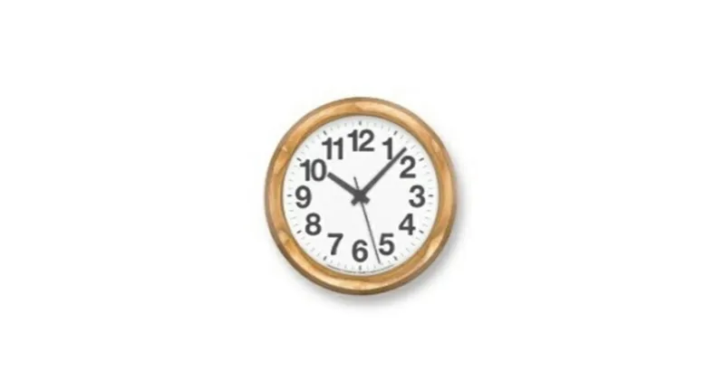 【ふるさと納税】Clock A Small / ナチュラル（YK15-03 NT）Lemnos レムノス 時計　工芸品 装飾品 民芸品 伝統技術 インテリア 時計 掛け時計　お届け：※申込状況によりお届け迄1～2ヶ月程度かかる場合があります。