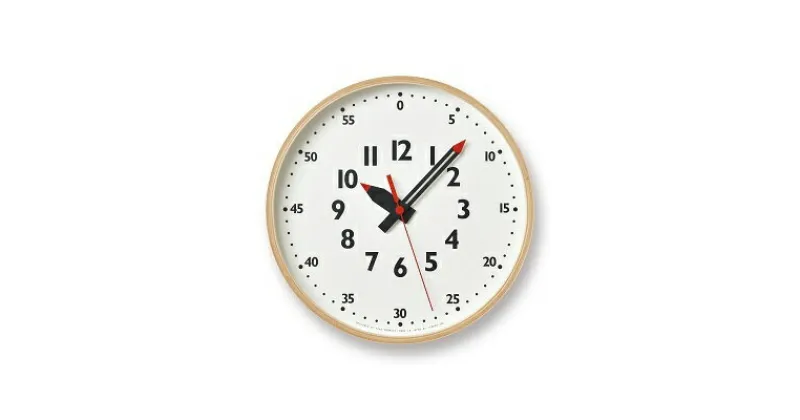 【ふるさと納税】fun pun clock /Sサイズ（YD14-08 S）Lemnos レムノス 時計　インテリア　お届け：※申込状況によりお届け迄1～2ヶ月程度かかる場合があります。