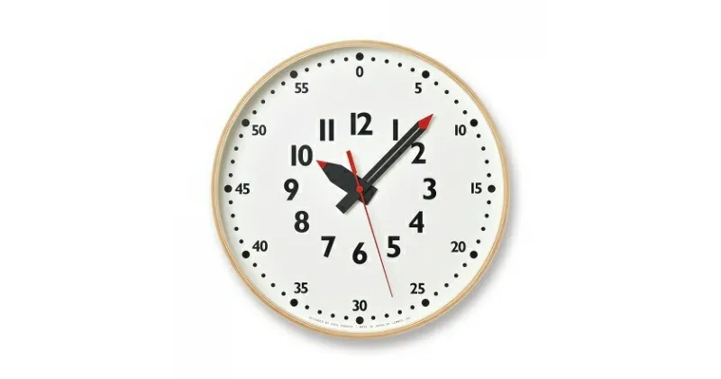 【ふるさと納税】fun pun clock /Lサイズ（YD14-08 L） Lemnos レムノス 時計　インテリア　お届け：※申込状況によりお届け迄1～2ヶ月程度かかる場合があります。