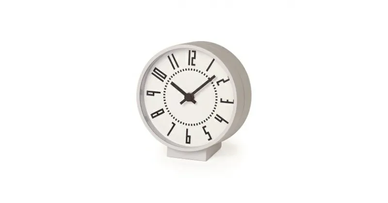 【ふるさと納税】eki clock s / ホワイト（TIL19-08 WH） レムノス Lemnos 時計　装飾品 民芸品 工芸品 伝統技術 インテリア　お届け：※申込状況によりお届け迄1～2ヶ月程度かかる場合があります。