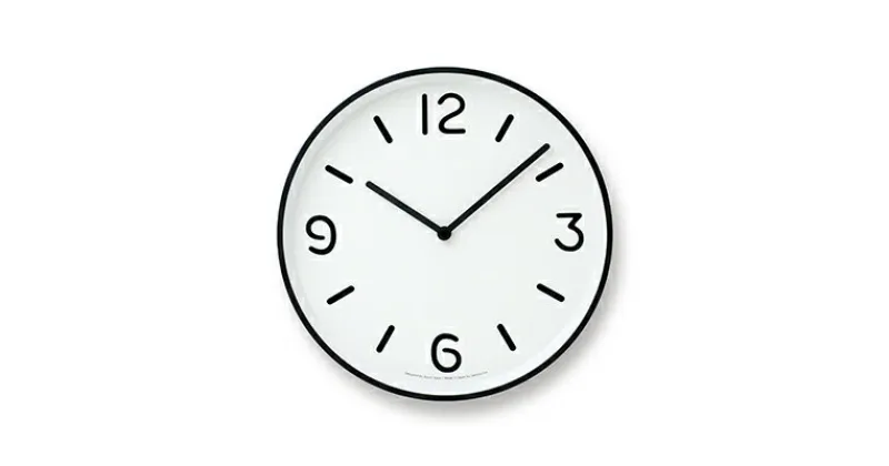 【ふるさと納税】MONO Clock / ホワイト（LC10-20A WH）　工芸品 装飾品 民芸品 時計 壁掛け時計 伝統技術 インテリア おしゃれ 奈良雄一 シンプル モダン シンプル