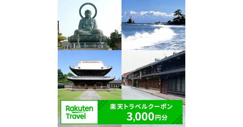 【ふるさと納税】富山県高岡市の対象施設で使える 楽天トラベルクーポン 寄付額10,000円(クーポン3,000円)　 富山 北陸 宿泊 宿泊券 ホテル 旅館 旅行 旅行券 観光 トラベル チケット 旅 宿 券