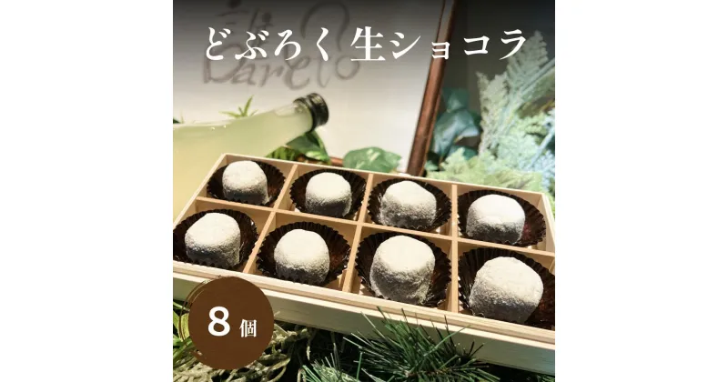 【ふるさと納税】どぶろくの生チョコレート8個入り 富山県 氷見市 チョコレート ショコラ どぶろく デザート お菓子 おやつ スイーツ バレンタイン ホワイトデー ギフト プレゼント