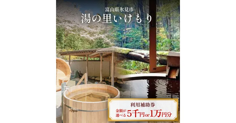 【ふるさと納税】富山県氷見市 湯の里いけもり　利用補助券5,000円分（温泉・宿泊・サウナ・食事） 富山県 氷見市 旅行 観光 宿泊券 宿泊