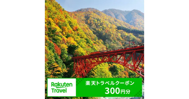 【ふるさと納税】富山県黒部市の対象施設で使える 楽天トラベルクーポン 寄付額1,000円(クーポン300円)　 富山 北陸 宿泊 宿泊券 ホテル 旅館 旅行 旅行券 観光 トラベル チケット 旅 宿 券