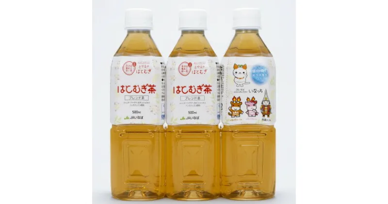 【ふるさと納税】富山はとむぎ茶セット(ペットボトル飲料500ml×24本、ティーバッグ32包×3袋)【1291668】