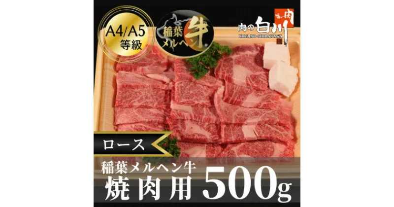 【ふるさと納税】稲葉メルヘン牛(A4-A5)　ロース焼肉500g【配送不可地域：離島・北海道・沖縄県・東北・中国・四国・九州】【1291448】