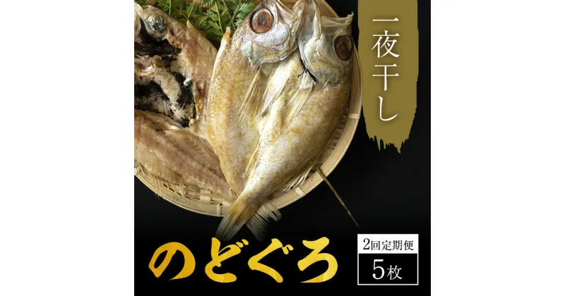 【ふるさと納税】のどぐろ 定期便 2ヶ月 一夜干し 5枚×2回お届け 富山 干物 ひもの 国産 ノドグロ 惣菜 おかず ごはんのお供 加工食品 冷凍 冷凍食品 魚 魚介類 魚介 海産物 定期 お楽しみ 2回　定期便・ 富山県射水市