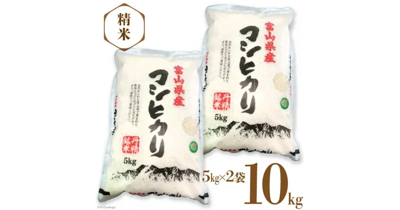 【ふるさと納税】米 コシヒカリ 精米 10kg ( 5kg × 2袋 ) / サンライス青木 / 富山県 朝日町 [34310017] お米 ごはん 白米 こしひかり 富山県産 10キロ