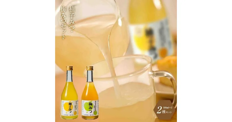 【ふるさと納税】はちみつ ドリンク 人気 満足 1L ( 500ml × 2本 ) | セット 蜂蜜 ハニー アカシア 飲料 飲み物 炭酸割り お湯割り 柚子 ゆず 柑橘 梅 うめ 酒 お酒 梅酒 飲み比べ 飲みくらべ