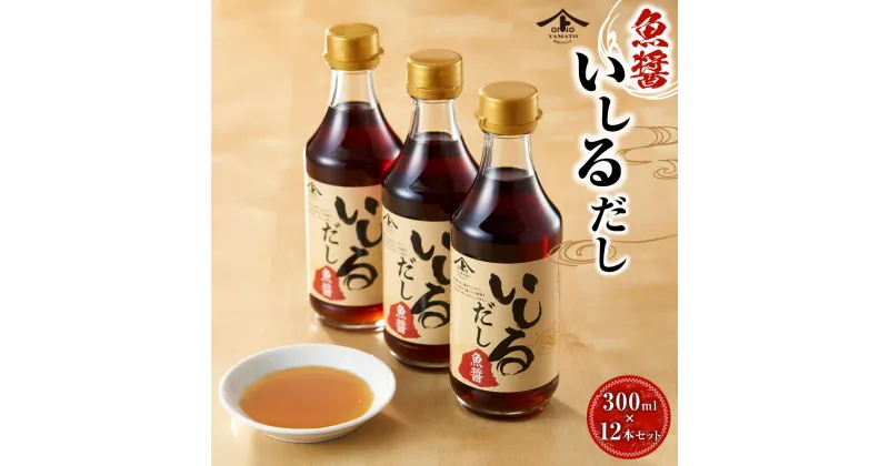 【ふるさと納税】魚醤・いしるだし300ml×12本セット | 調味料 食品 加工食品 人気 おすすめ 送料無料