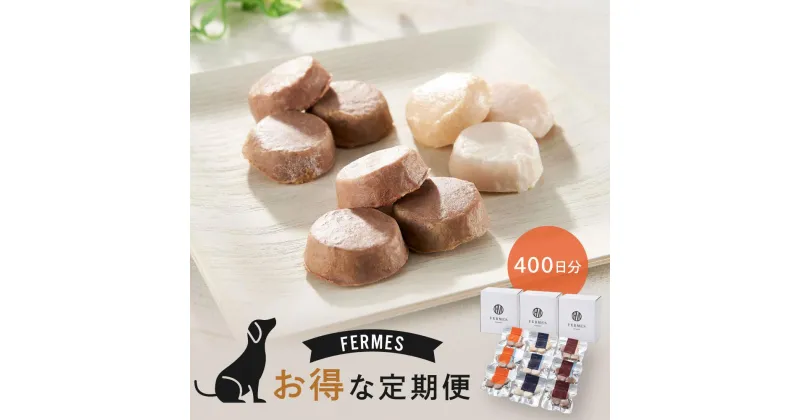 【ふるさと納税】【定期便10回】 わんちゃん発酵健康おやつ【FERMES】 お得な定期便400日分