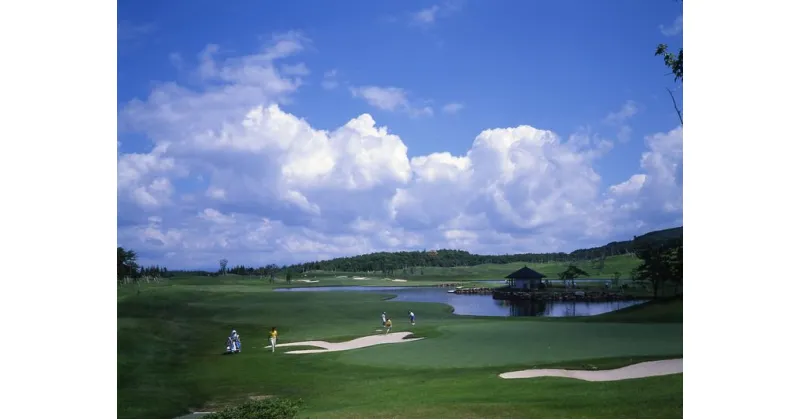 【ふるさと納税】【能登半島地震復興支援】能登島ゴルフ&カントリークラブ　1名様プレー券　昼食付［セルフ］【平日限定】石川県 七尾市 能登 ※2024年7月以降順次発送予定